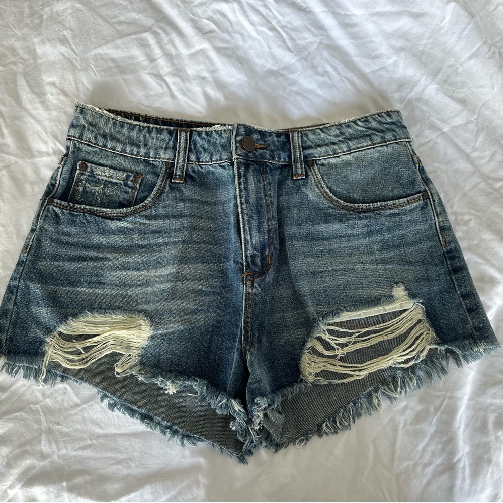 Denim Distressed Women's Shorts